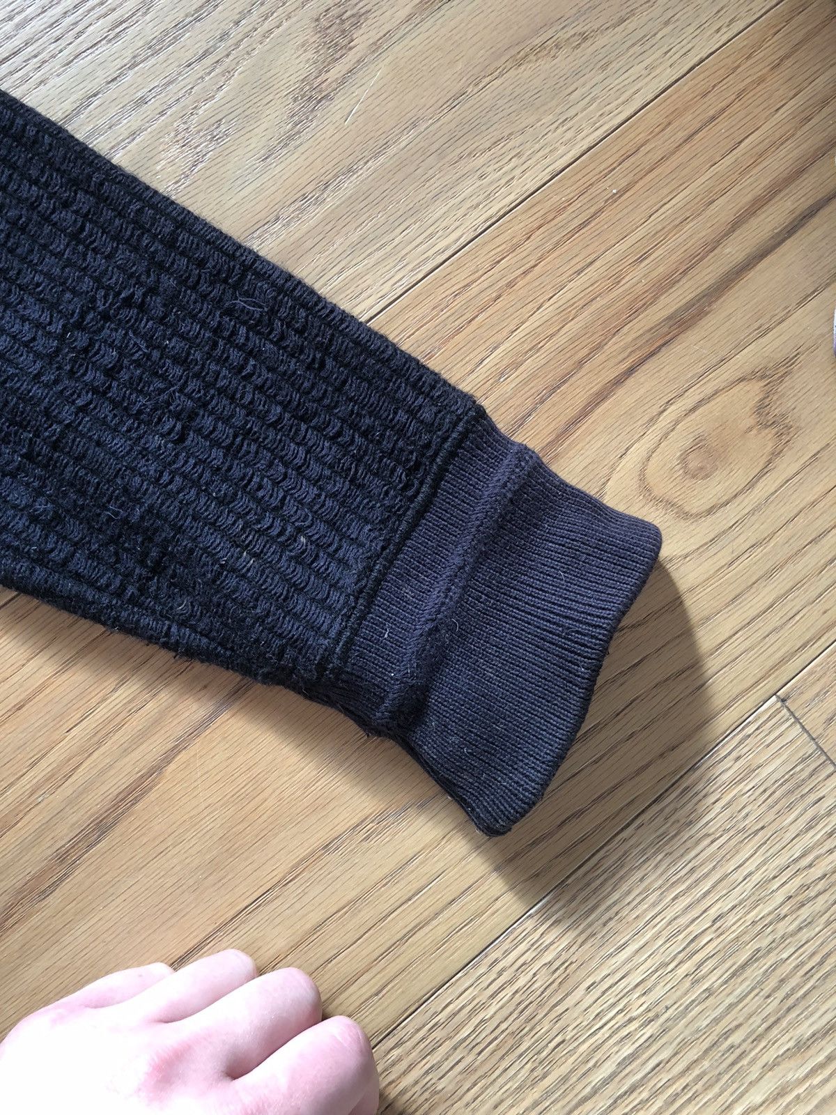 Stone Island × Vintage Stone Island AW04 Knitted Zip-Up Sweater Size US L / EU 52-54 / 3 - 6 Thumbnail