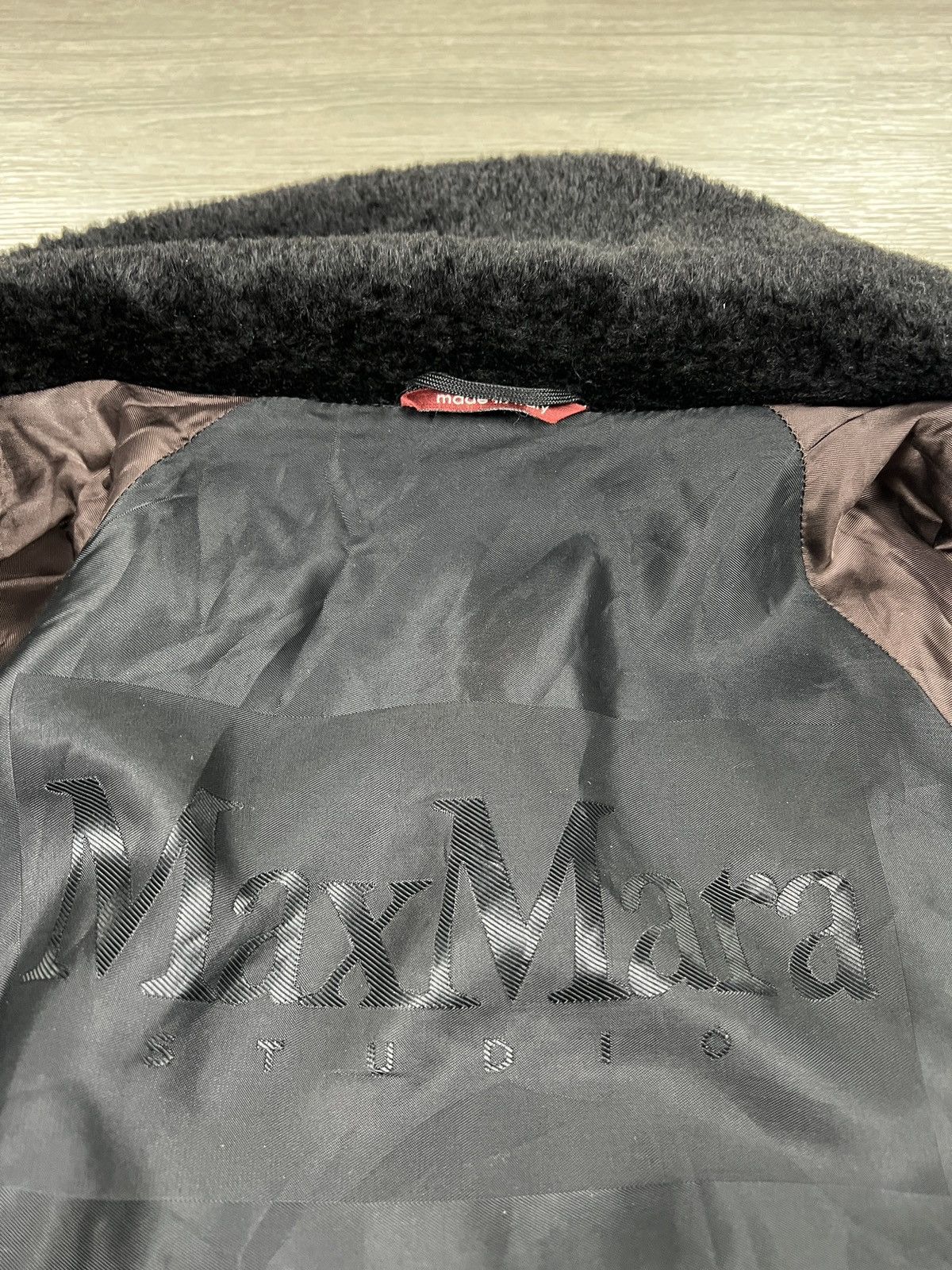 Max Mara Women’s Max Mara Alpaca Blend Coat Black Size L / US 10 / IT 46 - 10 Thumbnail