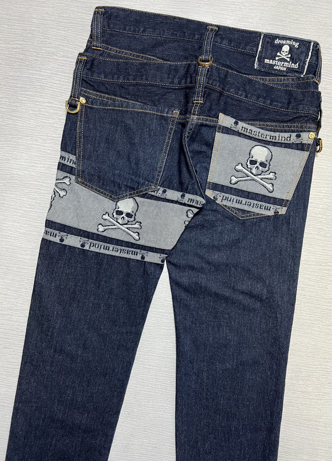 Mastermind Japan Mastermind Japan - “Dreaming" Slim Double Waisted Jeans Size US 30 / EU 46 - 9 Thumbnail