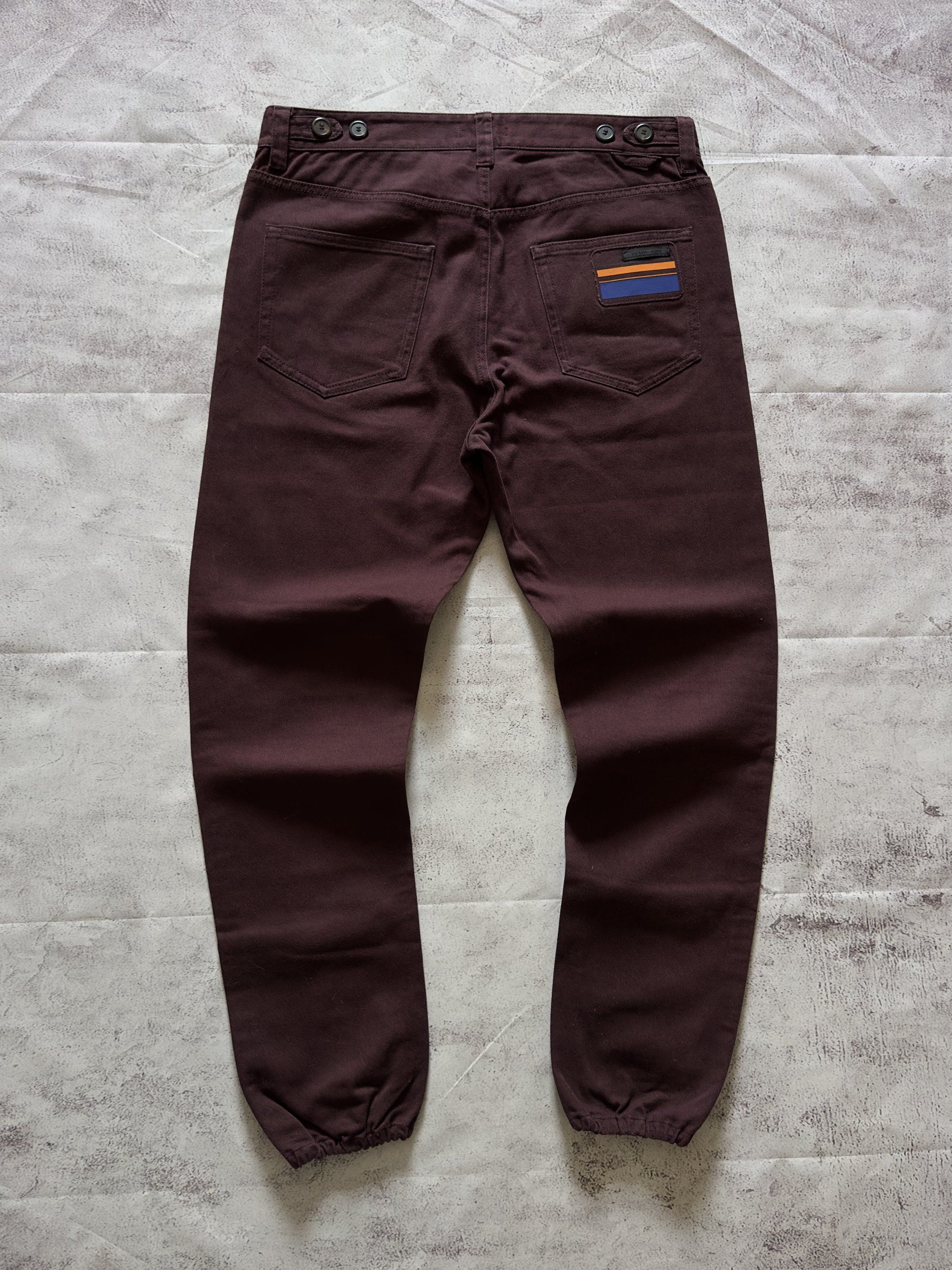 Prada Prada Cotton Blend Jogger Pants Maroon sz.33 Size US 33 - 2 Thumbnail