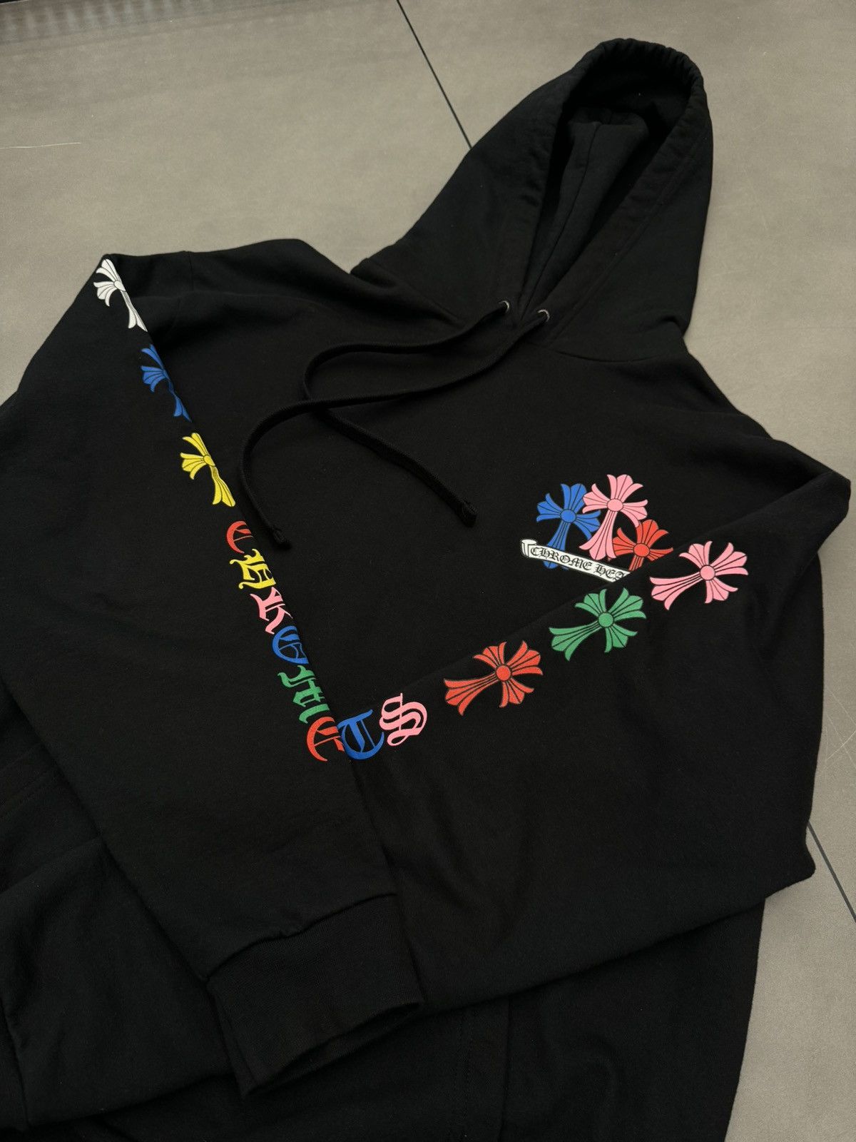 Chrome Hearts Chrome Hearts Multi Color Cross Cemetery Hoodie Size US L / EU 52-54 / 3 - 3 Thumbnail