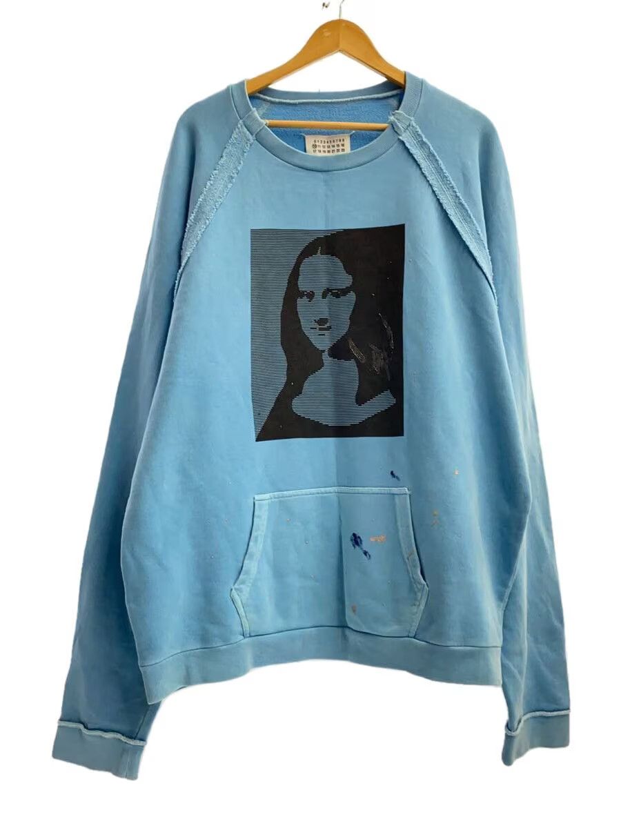 Maison Margiela Oversized Mona Lisa Raglan Exposed Seam Sweatshirt Grailed