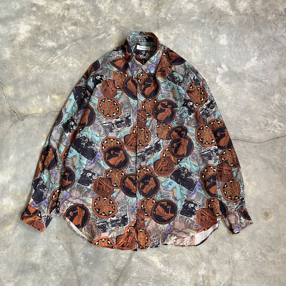 Issey Miyake Vintage TETE HOMME Katoh Kazutaka Long Sleeve Shirt Size US XL / EU 56 / 4 - 1 Thumbnail