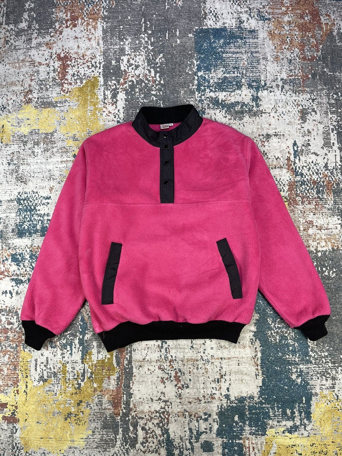 Vintage Vintage USA Famous Trails Polarplus Pull Over Fleece Jacket Size US M / EU 48-50 / 2 - 1 Thumbnail