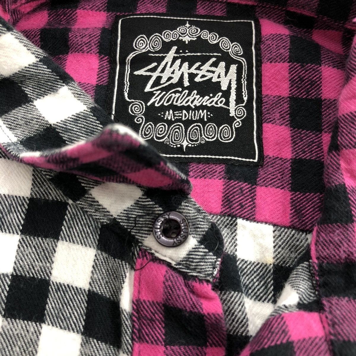 Stussy Vintage Stussy KidPlaid Flannel Shirt Bitch Skateboard Fuct Size US M / EU 48-50 / 2 - 5 Thumbnail