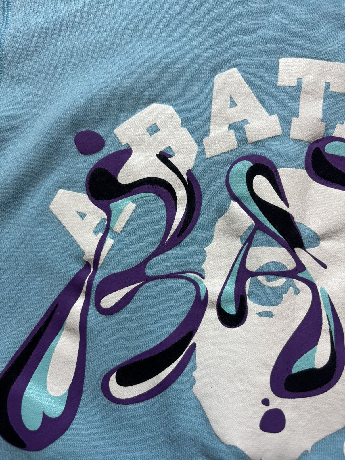 Bape BAPE Marble Camo Liquid College Full Zip Hoodie Size US M / EU 48-50 / 2 - 9 Thumbnail