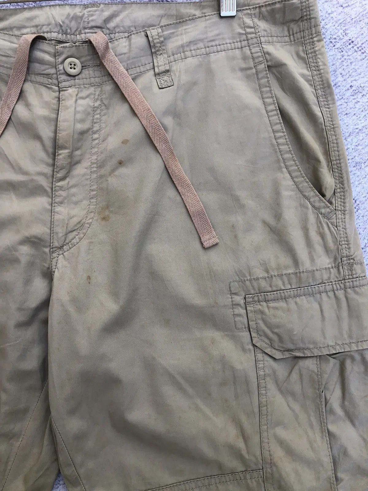 Japanese Brand Faded Cargo Pants Multipocket Tactical Utility W38xL42.5 Size US 33 - 8 Thumbnail