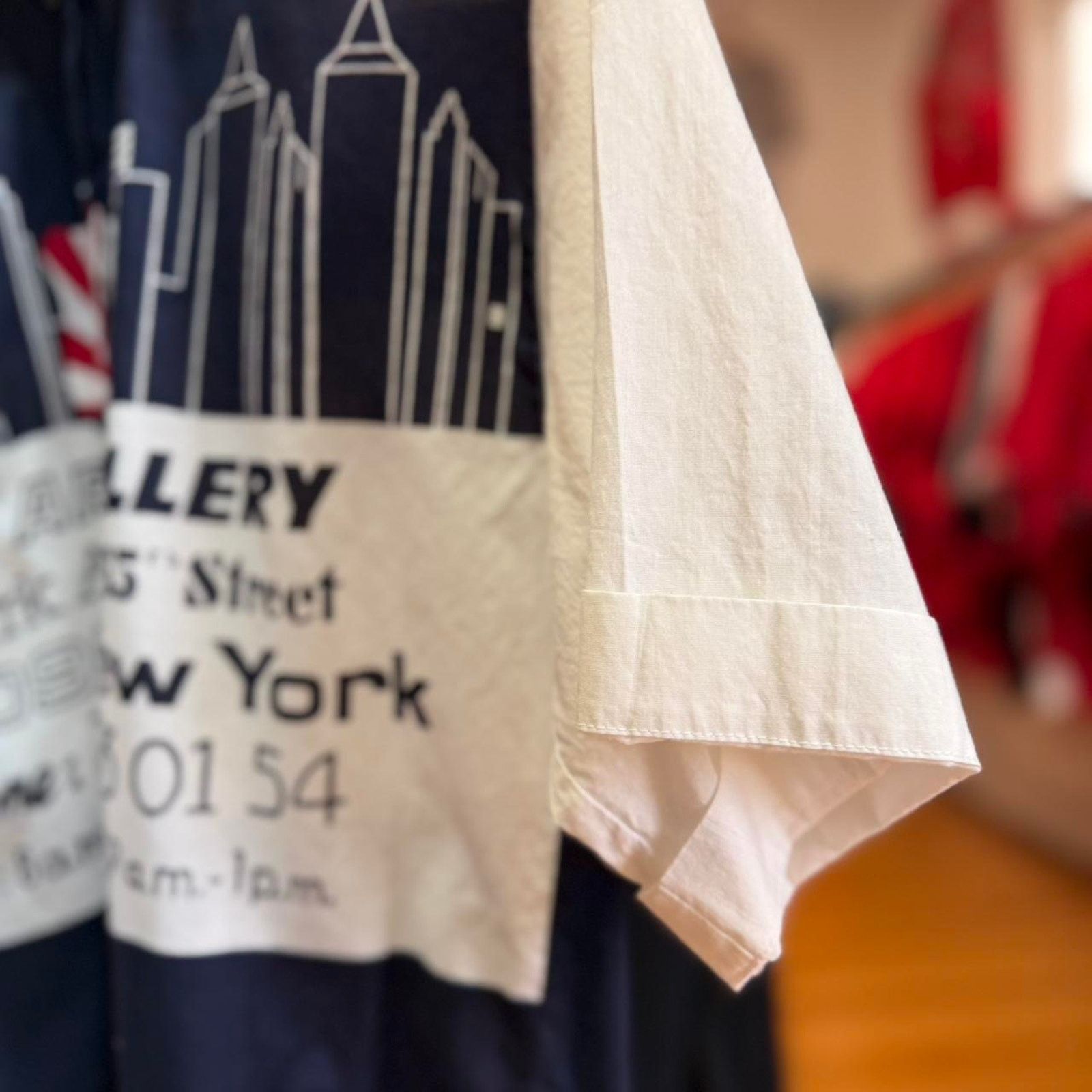 Vintage Vintage 80s Designer New York Art Gallery Shirt Size US L / EU 52-54 / 3 - 5 Thumbnail