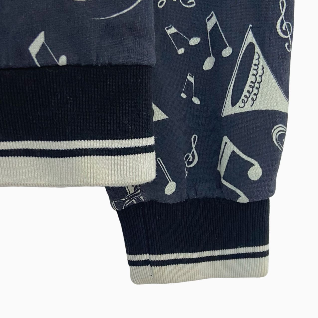 Dolce & Gabbana Dolce Gabbana Musical Instrument Pattern Sweatshirt K26WX Size US S / EU 44-46 / 1 - 4 Thumbnail