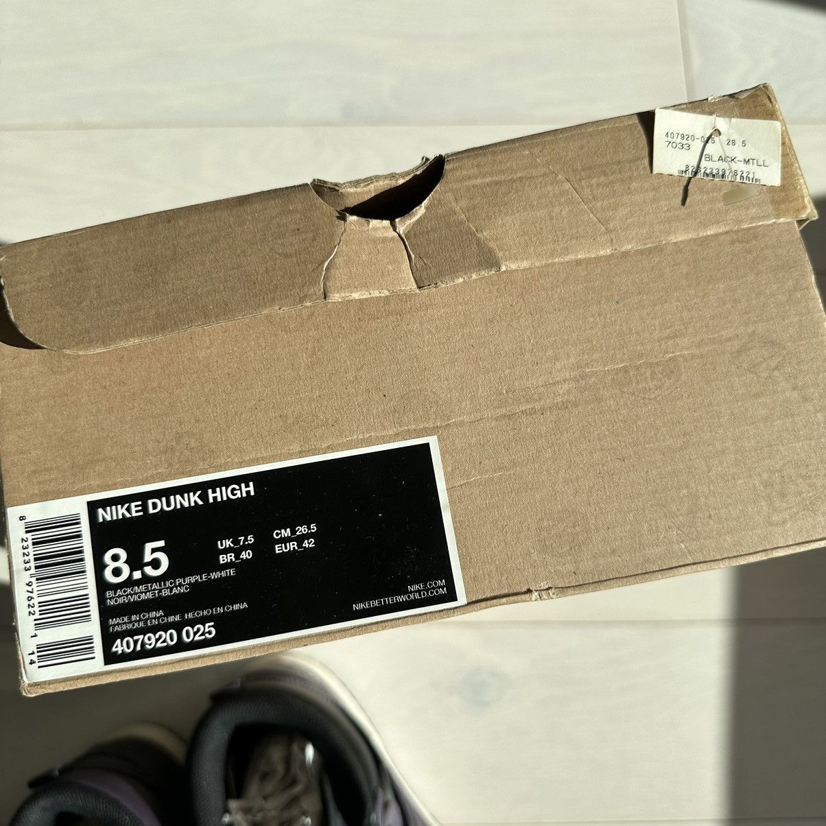 Fragment Design OG 2010 FRAGMENT DESIGN NIKE DUNK HIGH CITY PACK BEIJING 8.5 Size US 8.5 / EU 41-42 - 9 Thumbnail