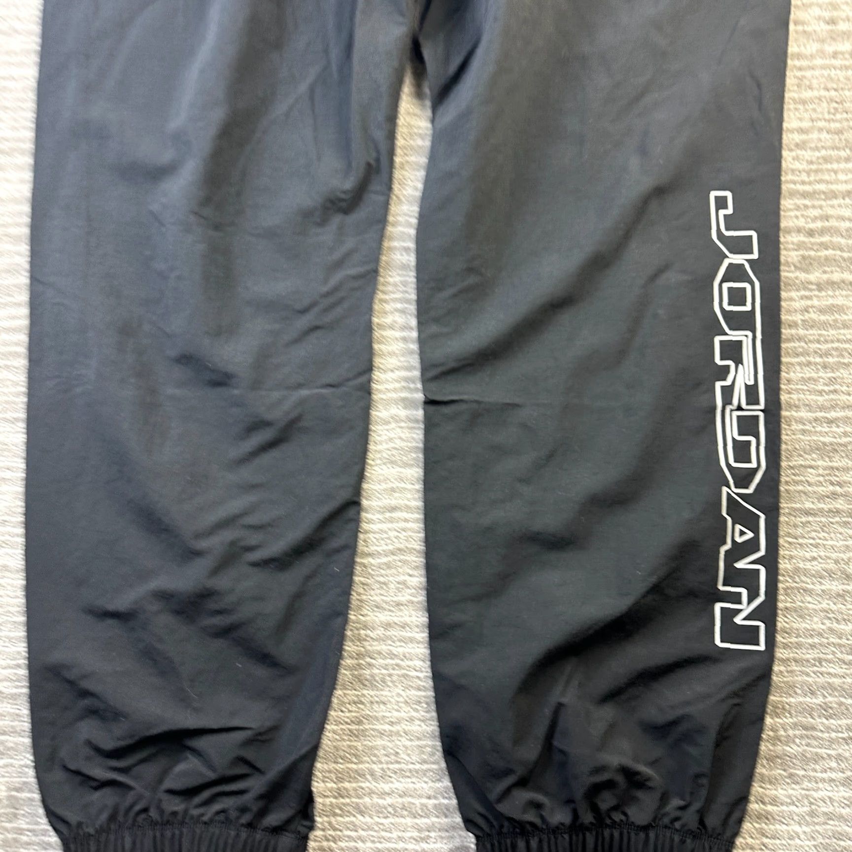 Jordan Brand Jordan Pants Mens 2XL Black MVP Woven Flight Team Logo Performance Size US 39 - 6 Thumbnail
