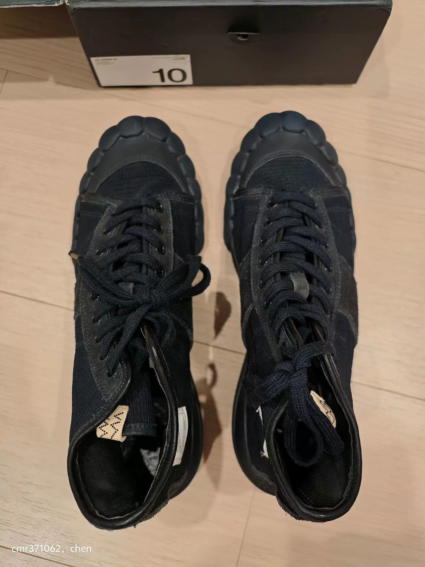 Visvim VISVIM 21aw spot VS LANIER HI Sports Navy 9.5/10, Black 10.5 Size US 10.5 / EU 43-44 - 5 Thumbnail