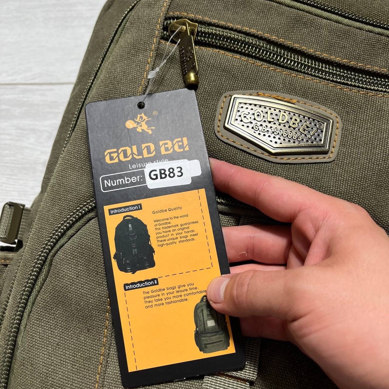 Other Gold Be Multi Pocket Military sling backpack Size ONE SIZE - 6 Thumbnail