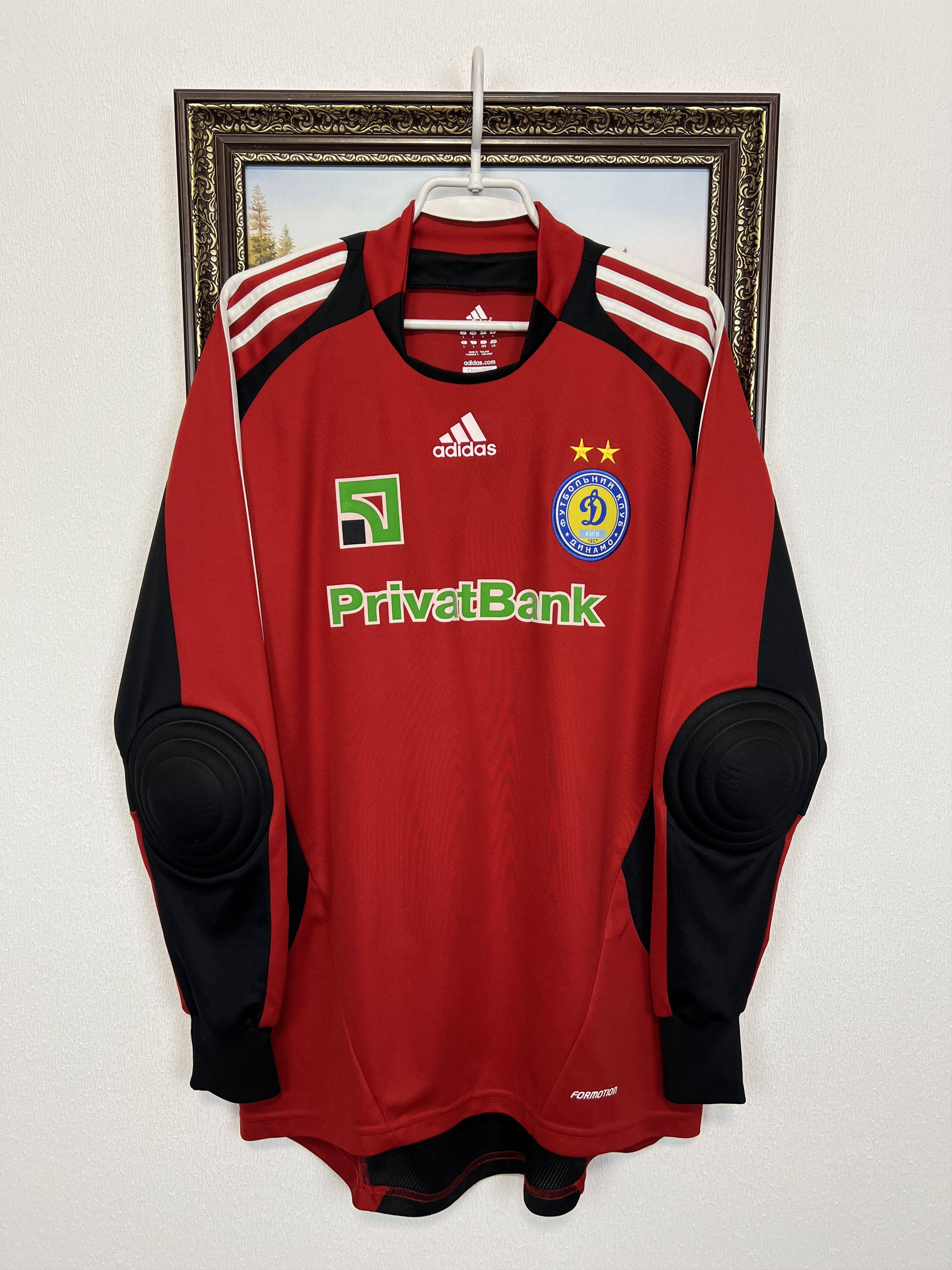 Adidas Dynamo Kiev Goalkeeper football shirt Player Shovkovskyi Size US L / EU 52-54 / 3 - 1 Thumbnail