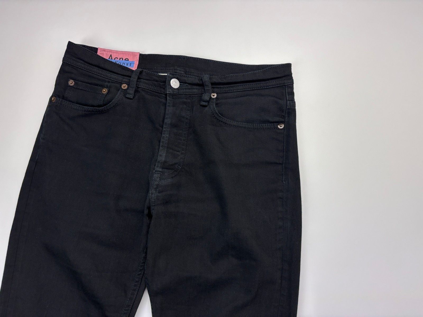 Acne Studios Acne Studios Jeans Bla Konst Stockholm River Stay Black 30 Size US 30 / EU 46 - 2 Thumbnail