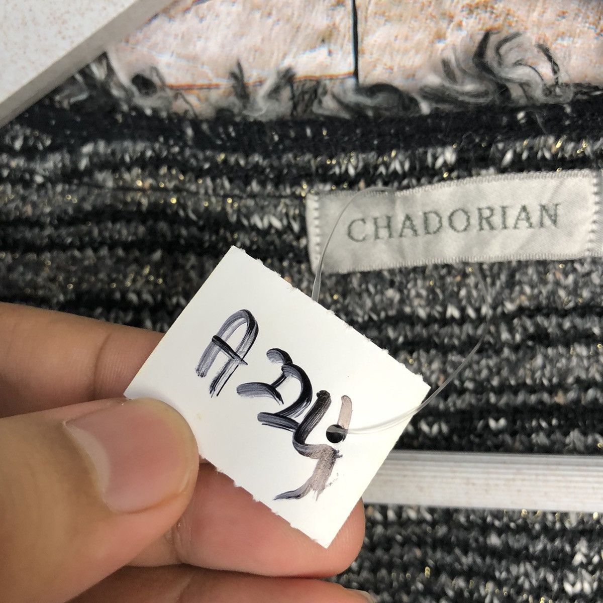 Homespun Knitwear × Japanese Brand Chadoriah Black Knitwear ripped style #A224 Size M / US 6-8 / IT 42-44 - 9 Thumbnail