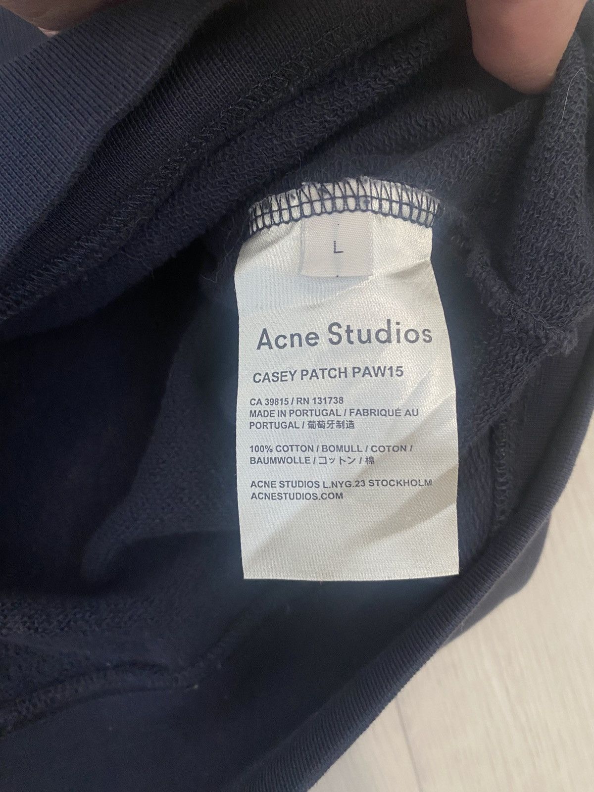 Acne Studios Acne Studios Woman Power Casey Patch sweatshirt size L Mens Size US L / EU 52-54 / 3 - 7 Thumbnail