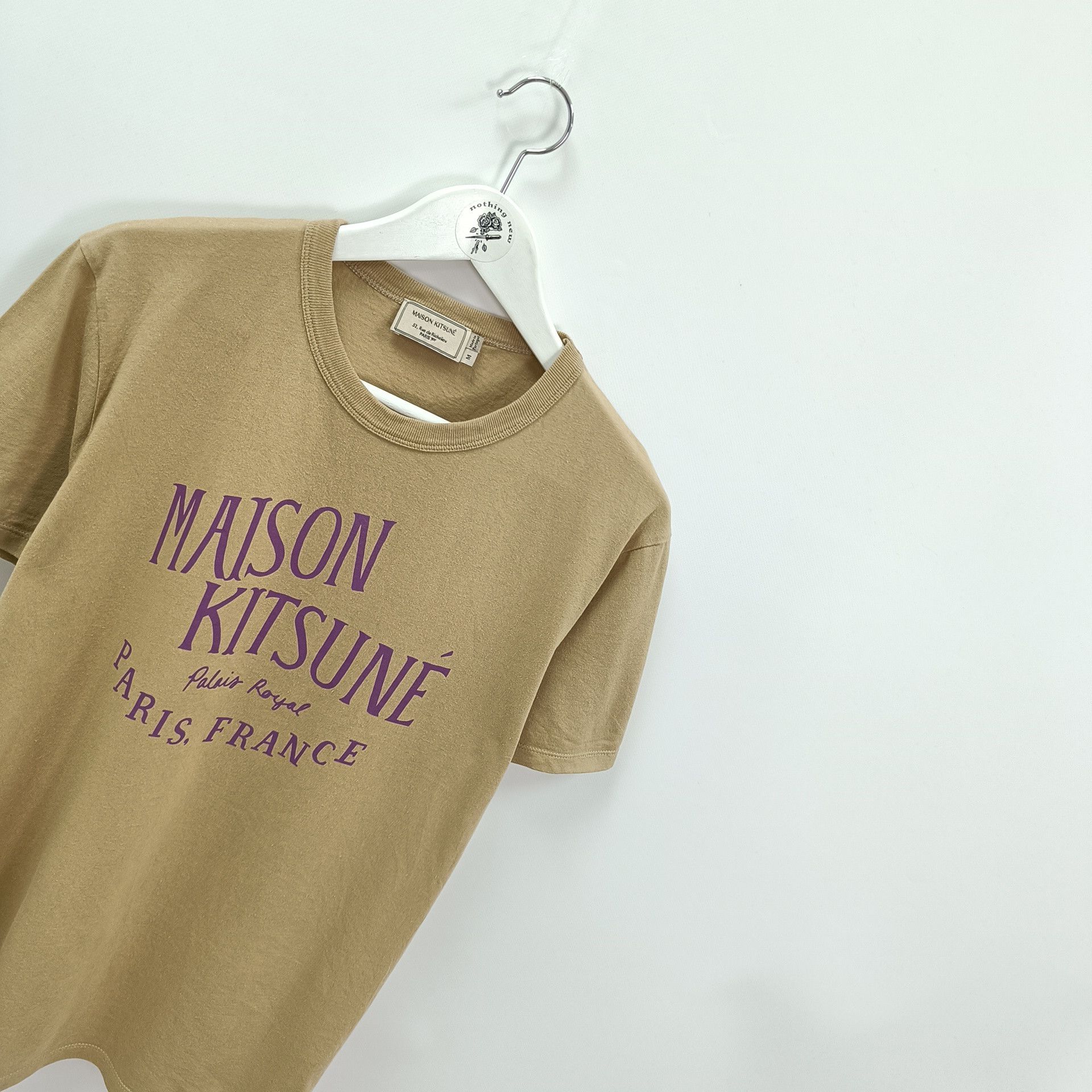 Japanese Brand Maison Kitsune Navy Palais Royal T-shirt Size US M / EU 48-50 / 2 - 2 Thumbnail