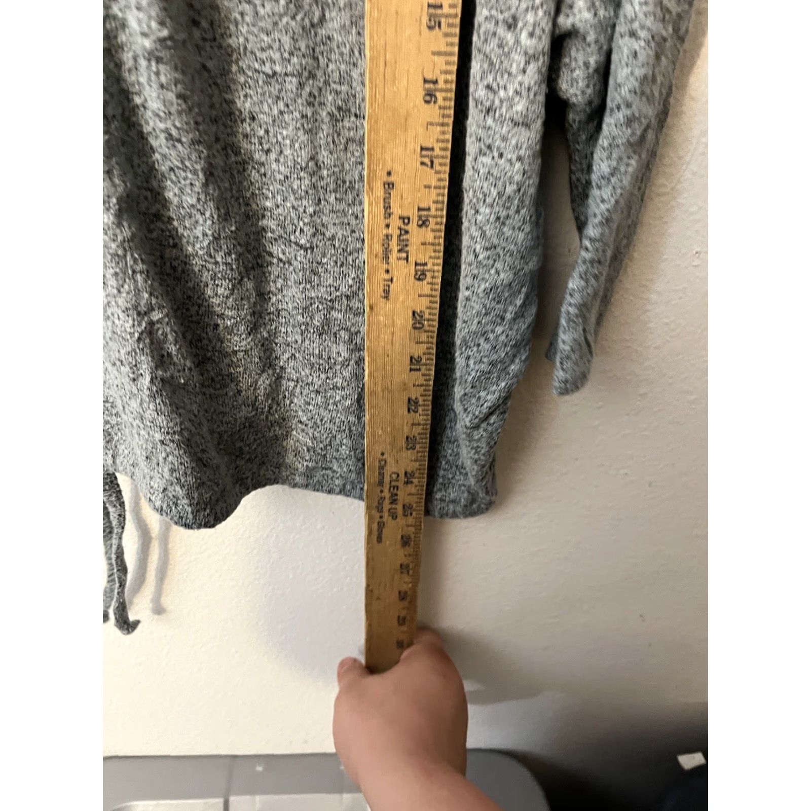 Vintage Green Envelope Sweater Cowl Neck Dolman Sleeve Tie Gray Size Medium 3/4 Sleeve Knit Pullover Women's Size M / US 6-8 / IT 42-44 - 4 Thumbnail