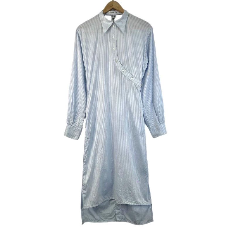 Dior Dior Blue irregular Polo collar striped dress Size XS / US 0-2 / IT 36-38 - 1 Thumbnail