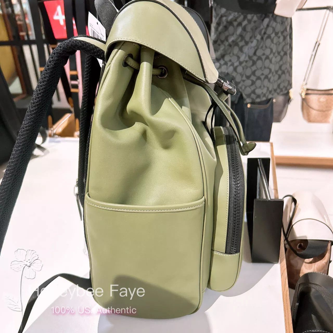 Coach Racer Backpack In Smooth Leather CU112 Size ONE SIZE - 2 Thumbnail