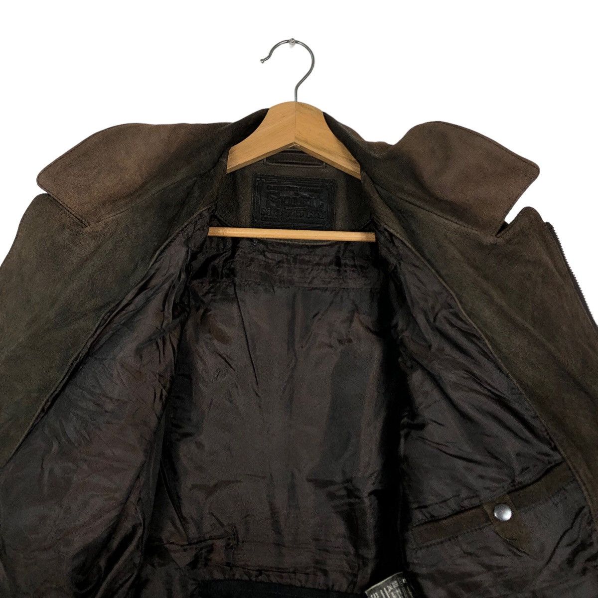Genuine Leather 🔥Genuine Leather Bomber Jacket Double Breast Spirit Motors Size US M / EU 48-50 / 2 - 11 Thumbnail