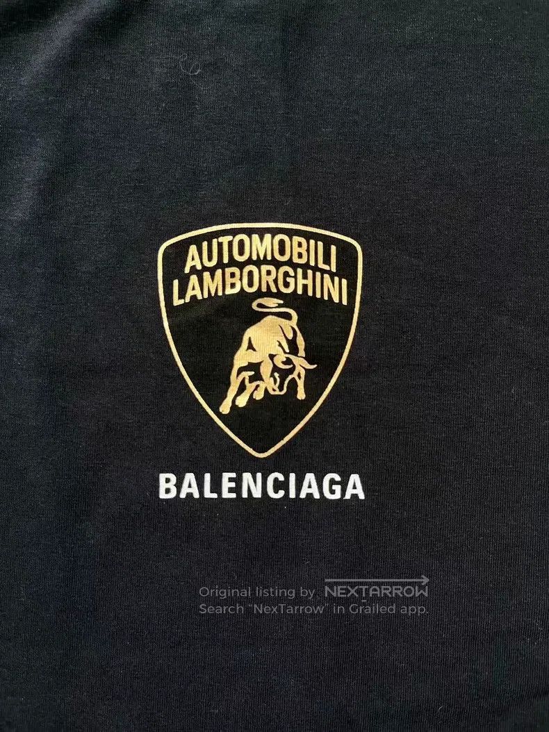 Balenciaga Balenciaga Car Logo Printed Short Sleeve T-Shirt, Loose Fi Size US M / EU 48-50 / 2 - 3 Thumbnail