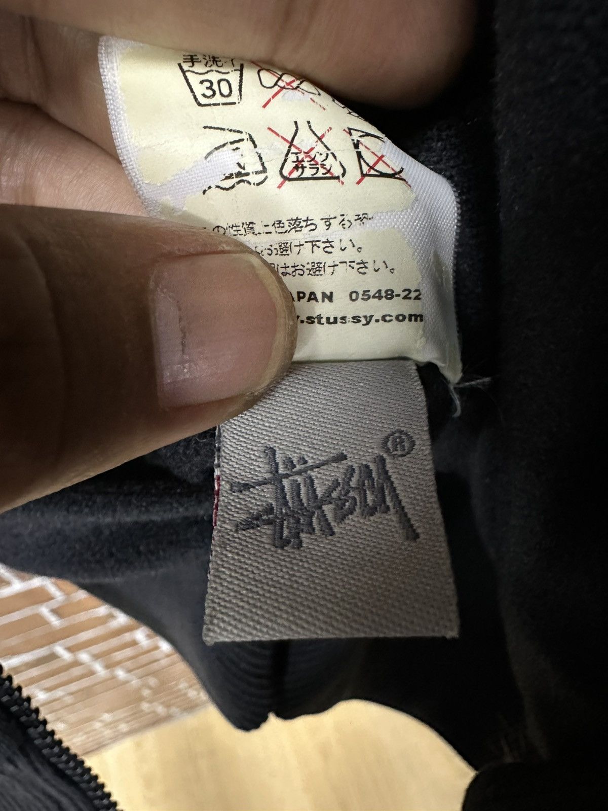 Stussy Vintage Sunfaded Washed Stussy Zipper Sweat Z407 Size US L / EU 52-54 / 3 - 13 Thumbnail