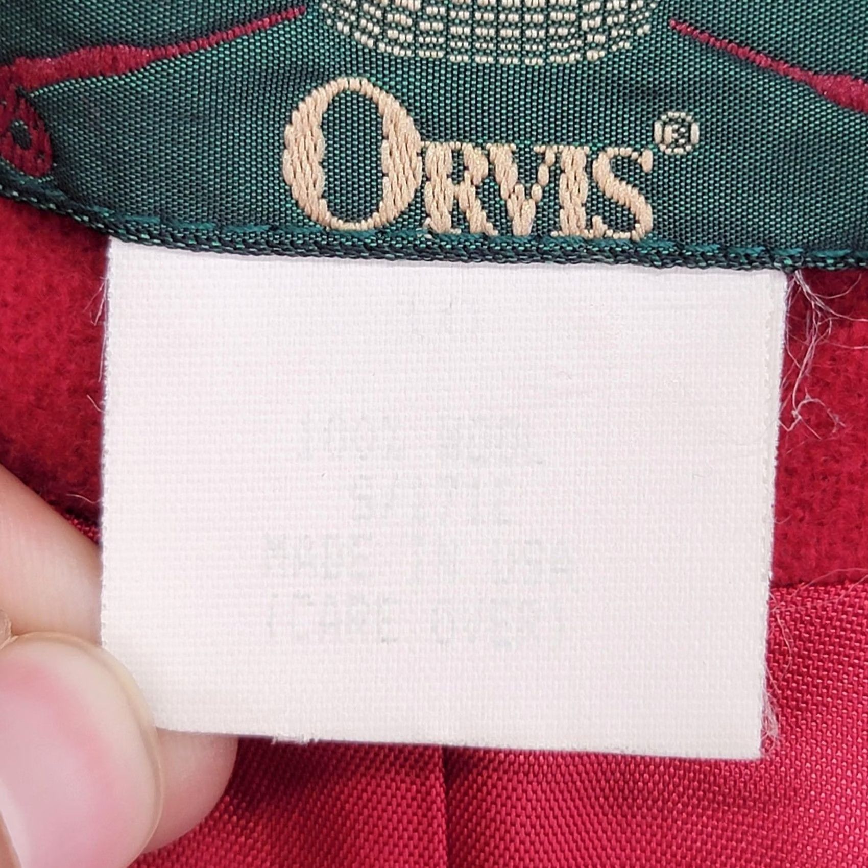 Orvis Orvis Blazer Womens 8 Red Wool Velvet Collar Button Front Lined Tailored USA Size M / US 6-8 / IT 42-44 - 4 Thumbnail
