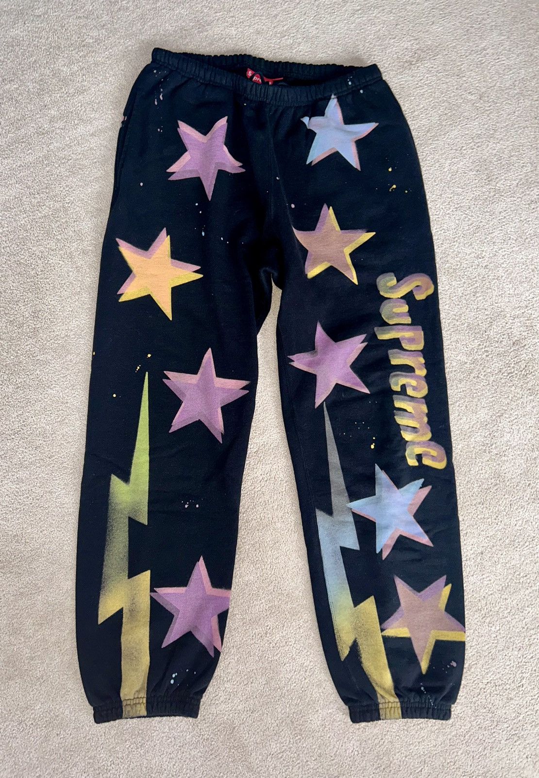 Supreme CUTOUT LETTERS SWEATPANT LARGE Grailed