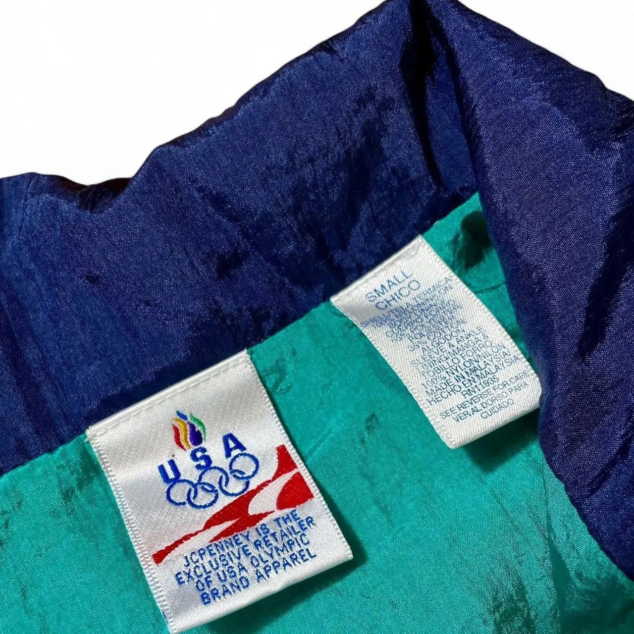 JCPenney Vintage USA Olympic JCPenney Windbreaker Jacket - Size S Size US S / EU 44-46 / 1 - 8 Thumbnail
