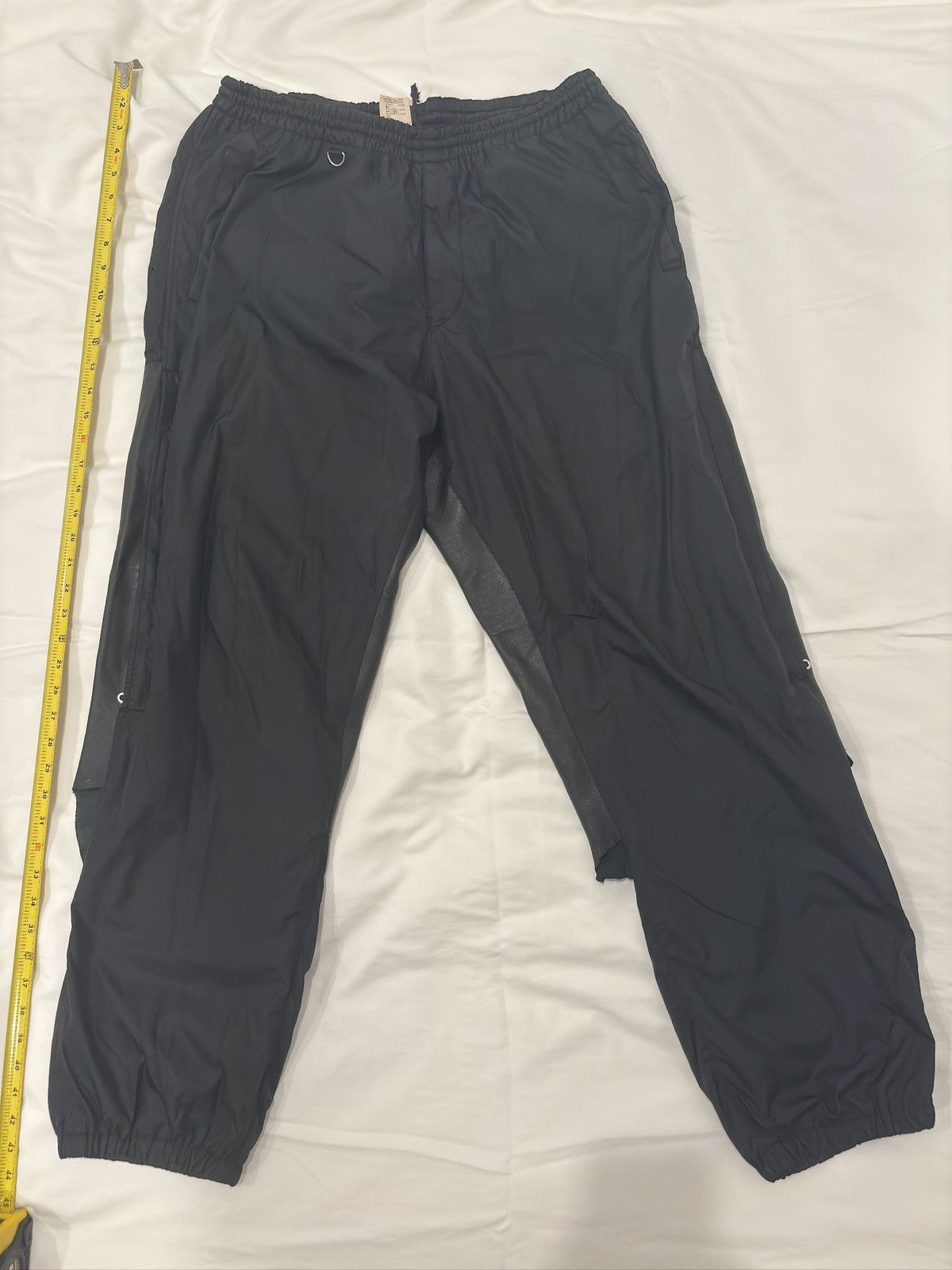 Mastermind Japan Mastermind Japan x Nemu Nylon Leather Panel Zip Pants Size US 32 / EU 48 - 1 Thumbnail