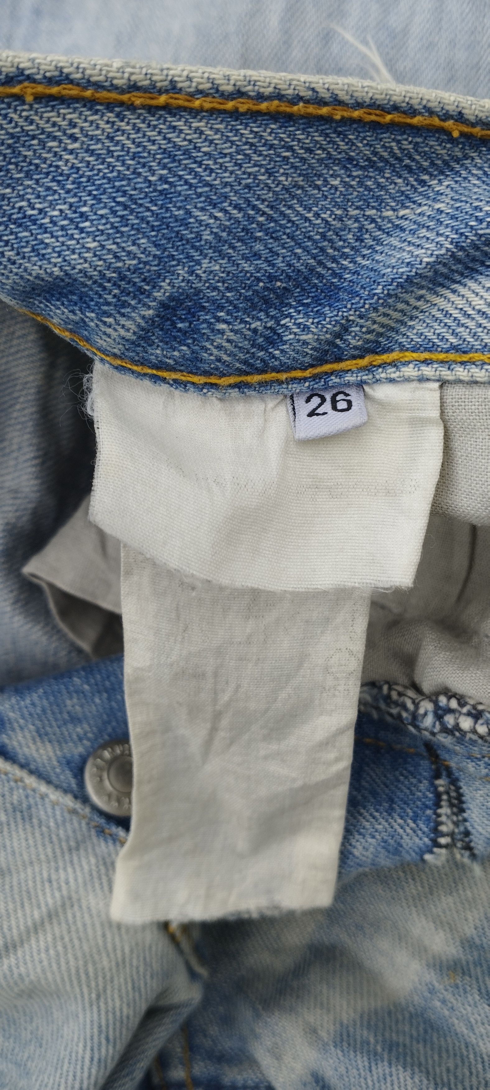 Helmut Lang Helmut Lang Vintage Clean Broken Denim Jeans Size 26" / US 2 / IT 38 - 7 Thumbnail