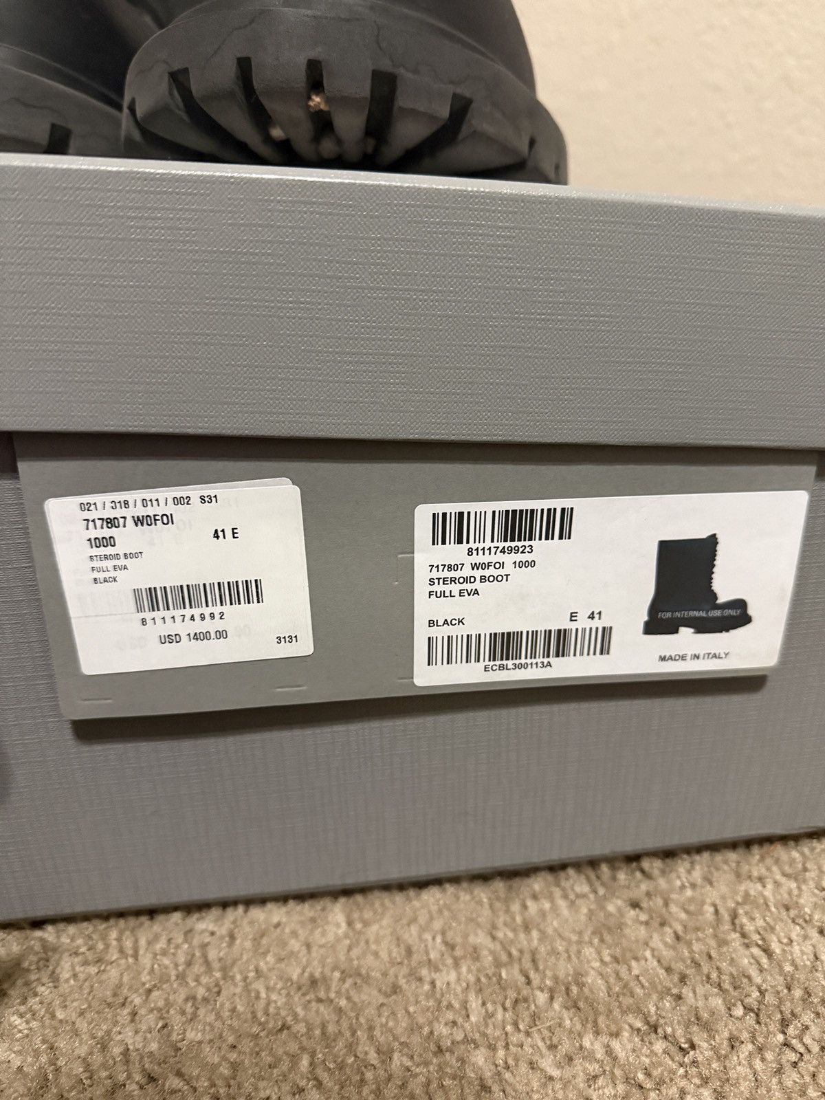 Balenciaga BALENCIAGA STEROID BOOTS Size US 9 / EU 42 - 9 Thumbnail