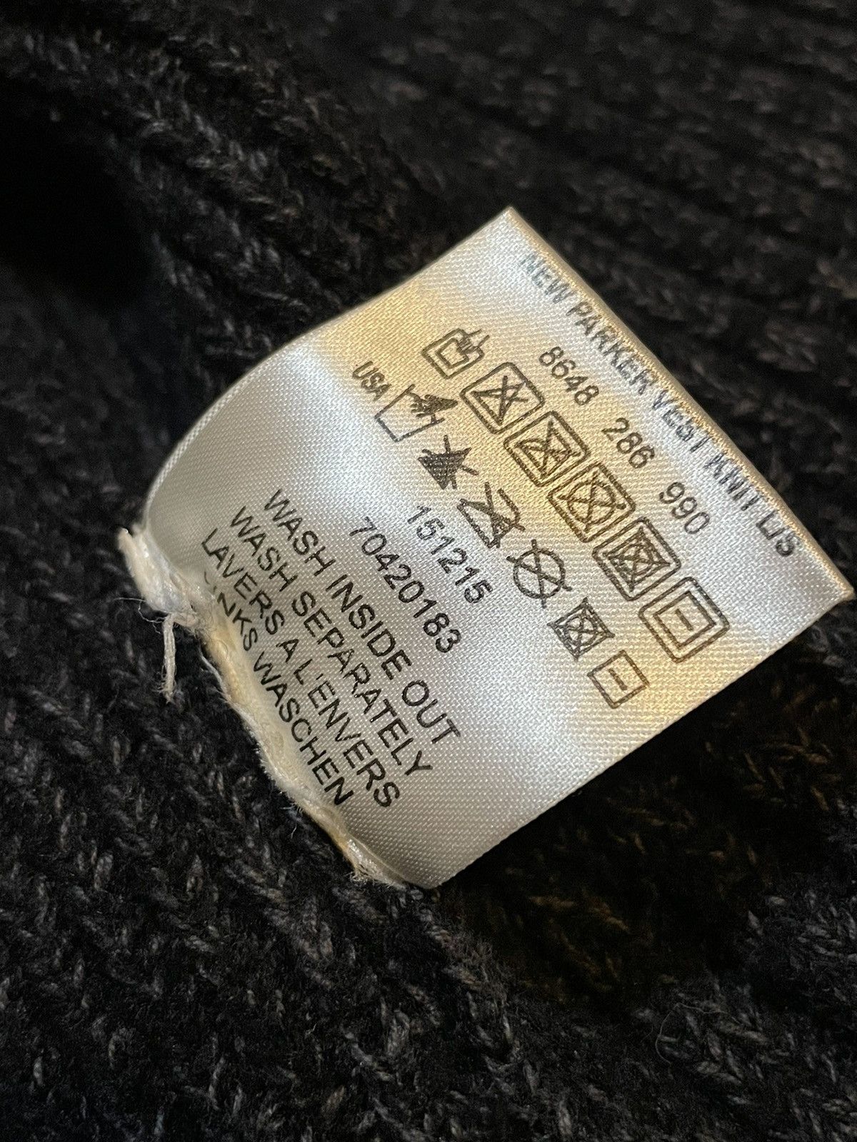 Hysteric Glamour G-Star RAW Wool Knit Sweater Big Back Logo Full Zip Size US M / EU 48-50 / 2 - 12 Thumbnail
