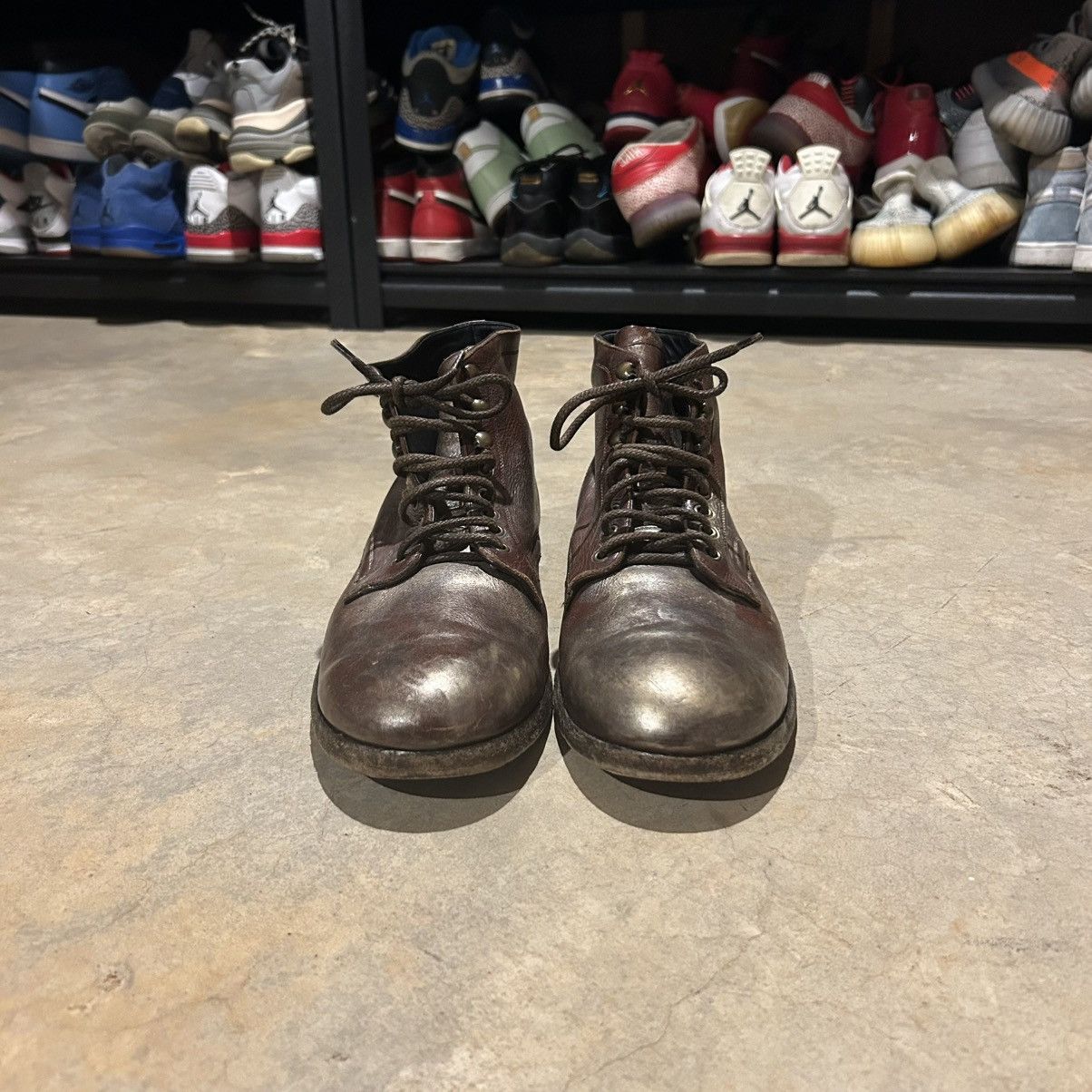 Designer × Dolce & Gabbana Rare Dolce & Gabbana Leather Gold Painted Boots US 10 Size US 10 / EU 43 - 4 Thumbnail