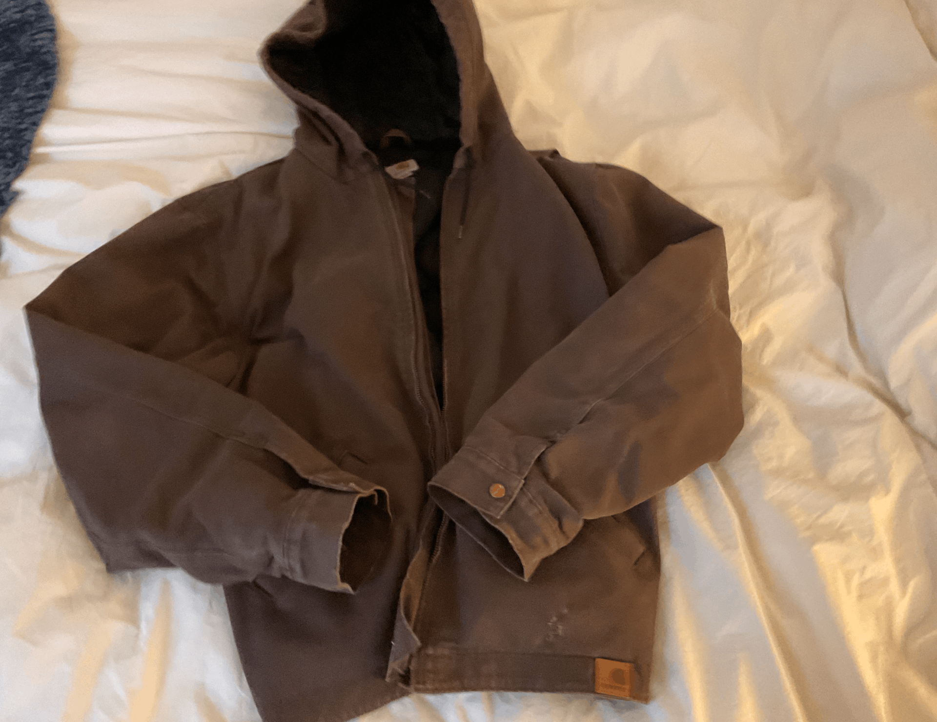Carhartt Carhartt Brown Jacket With Hood Size US XL / EU 56 / 4 - 1 Thumbnail