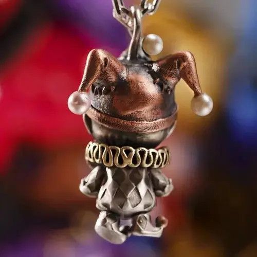 Vintage Retro Clown Doll Single Pendant Necklace Size ONE SIZE - 3 Thumbnail