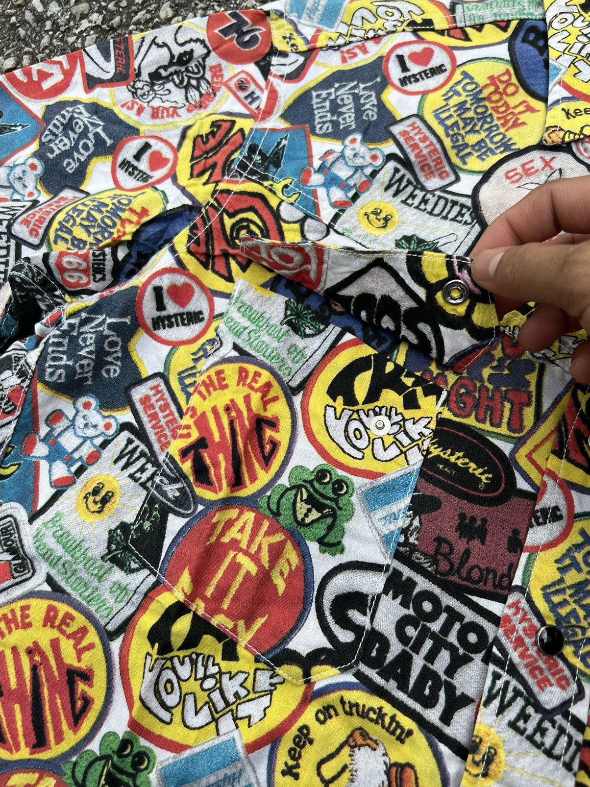 Hysteric Glamour VINTAGE HYSTERIC GLAMOUR JAPANESE BRAND SHIRT BUTTONS UP Size US L / EU 52-54 / 3 - 10 Thumbnail