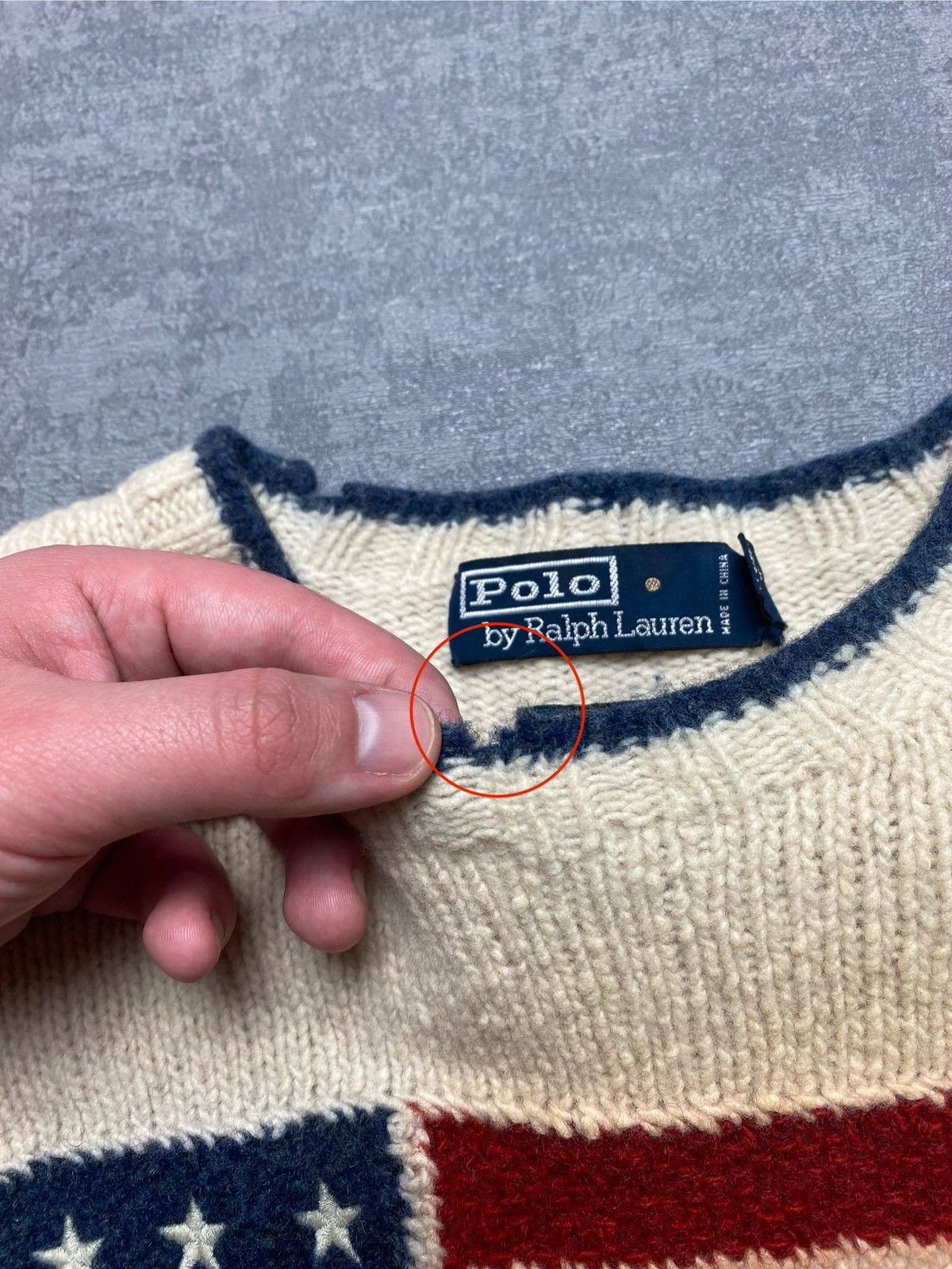 Ralph Lauren Vintage 67 Polo Ralph Lauren Sweater Wool Flag Knit Rare Size US M / EU 48-50 / 2 - 8 Thumbnail