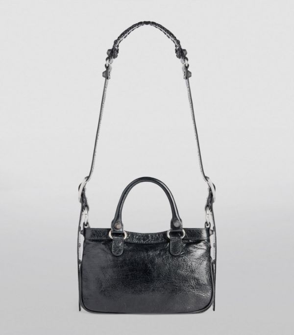 Balenciaga o1mt1gz0924 Size: OS / Neo Cagole Small Tote Bag in Black Size ONE SIZE - 4 Thumbnail