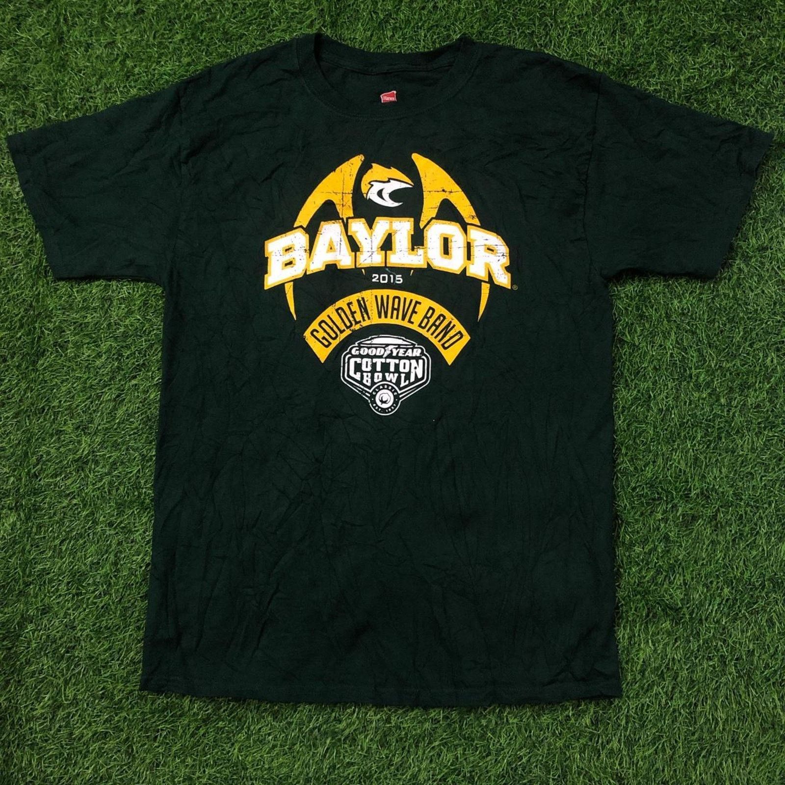 Hanes Green 2015 Baylor Band Cotton Bowl Graphic Tee Size US M / EU 48-50 / 2 - 1 Thumbnail