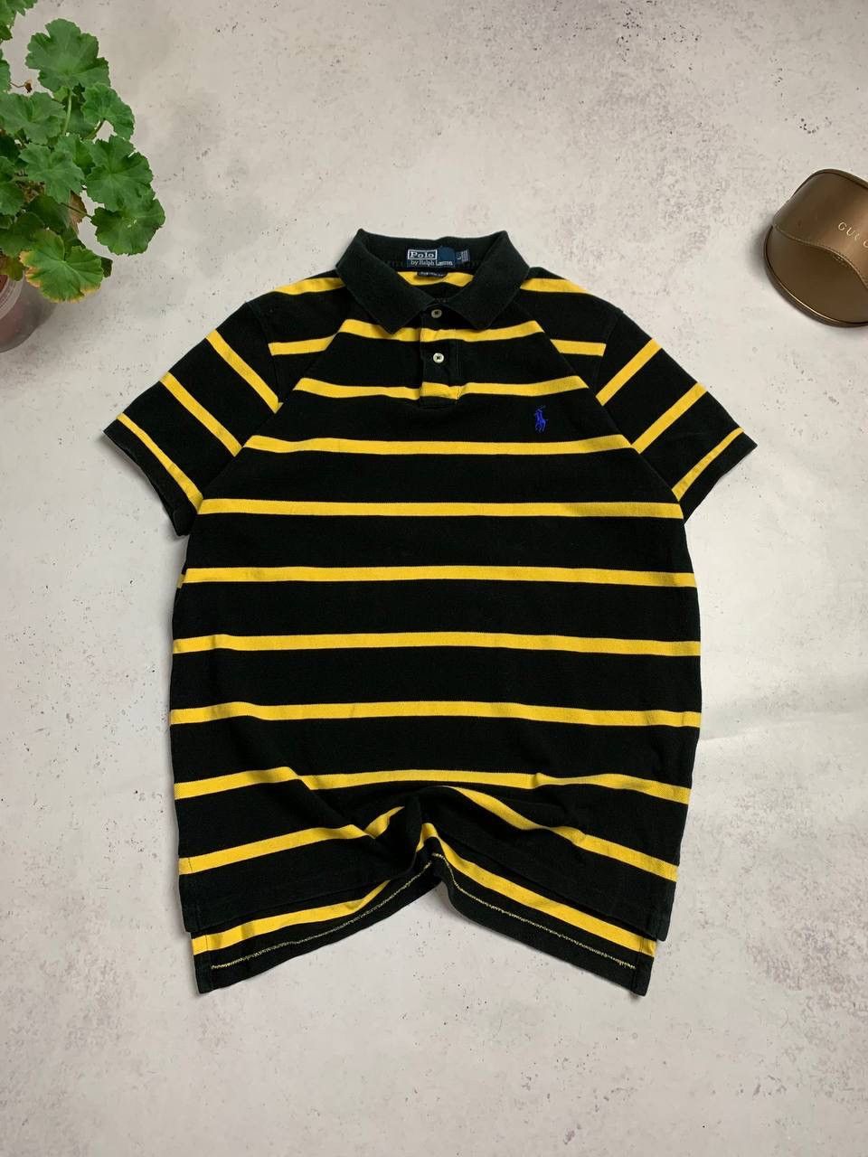 Polo Ralph Lauren × Vintage Vintage Polo Ralph Lauren Striped Polo Shirt L Size US L / EU 52-54 / 3 - 4 Thumbnail