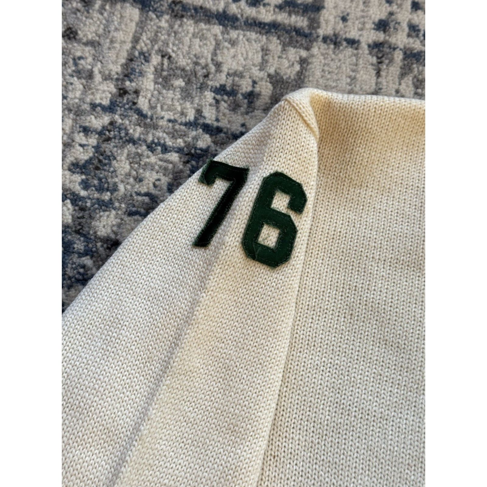 Vintage VINTAGE Reynolds & Brown Grand Rapids CC Varsity Sweater XL 100% Wool Ivory Letterman 1970s Men’s Size US XL / EU 56 / 4 - 4 Thumbnail