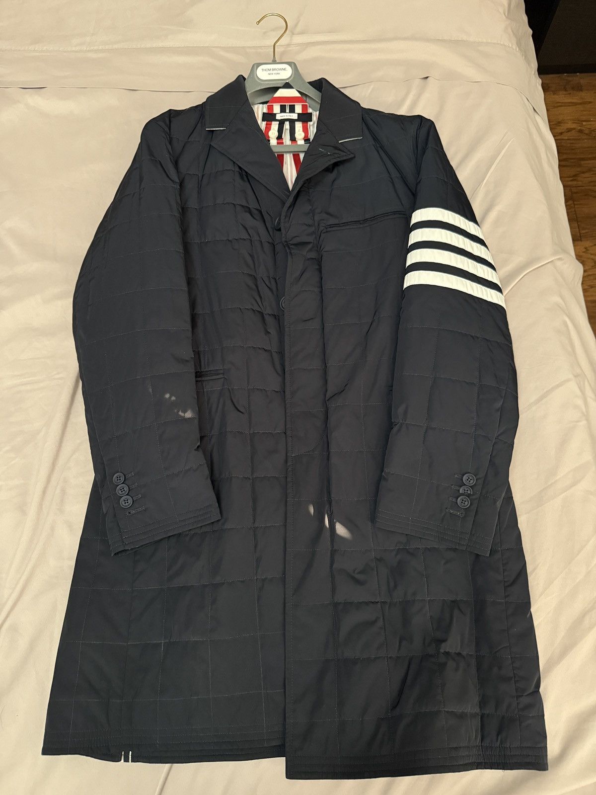 トムブラウン 4BAR リップストップ チェスターフィールド