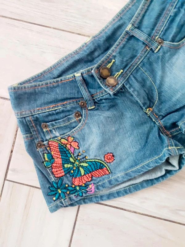 Vintage Vintage mini shorts Size 27" / US 4 / IT 40 - 2 Thumbnail