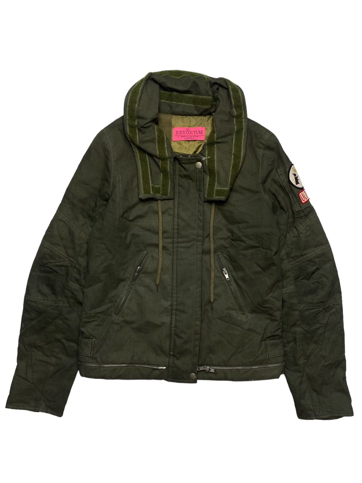 If Six Was Nine 2000s Juicy Couture - Aviator Backpack Jacket Size M / US 6-8 / IT 42-44 - 2 Thumbnail