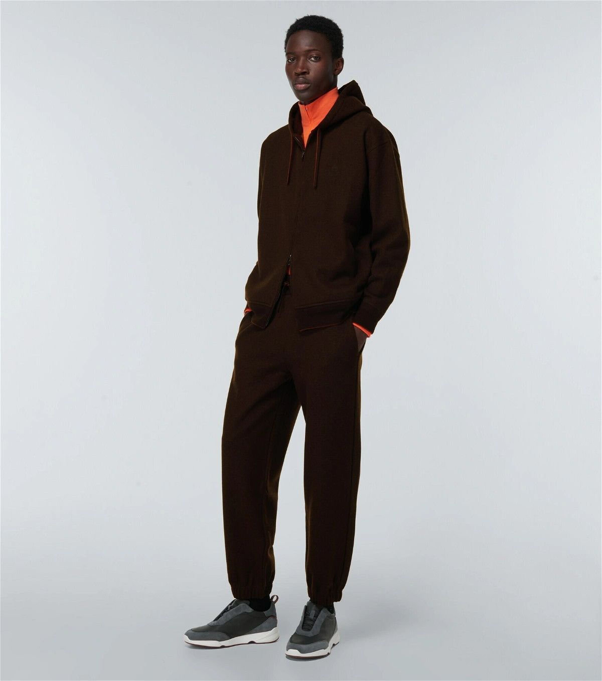 Loro Piana o1srvl11e0424 Hooded Bomber in Ebony Size US S / EU 44-46 / 1 - 2 Thumbnail