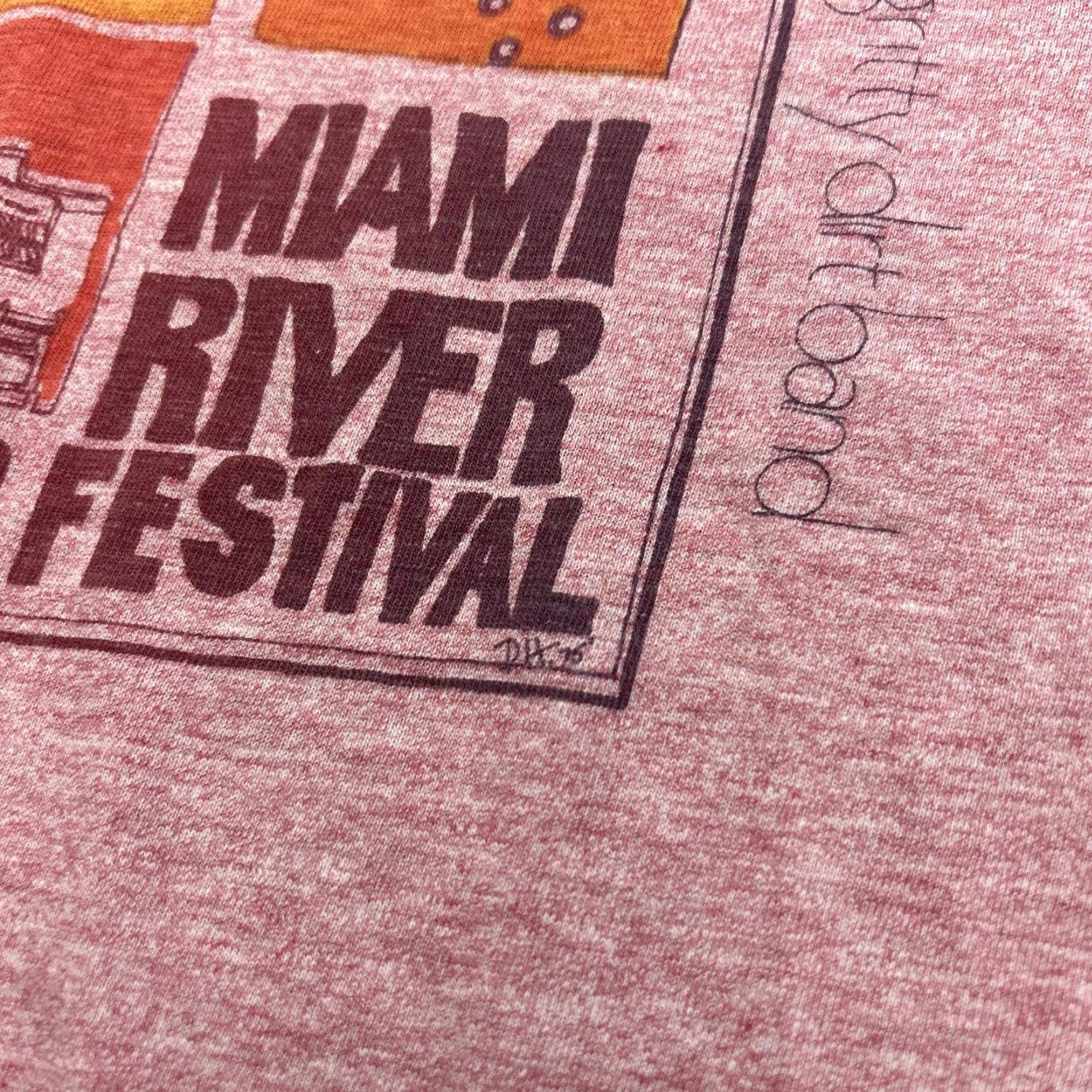 Vintage VINTAGE Miami River Music Festival Shirt Mens S Ringer Fleetwood Mac Eagles 1975 Size US S / EU 44-46 / 1 - 7 Thumbnail