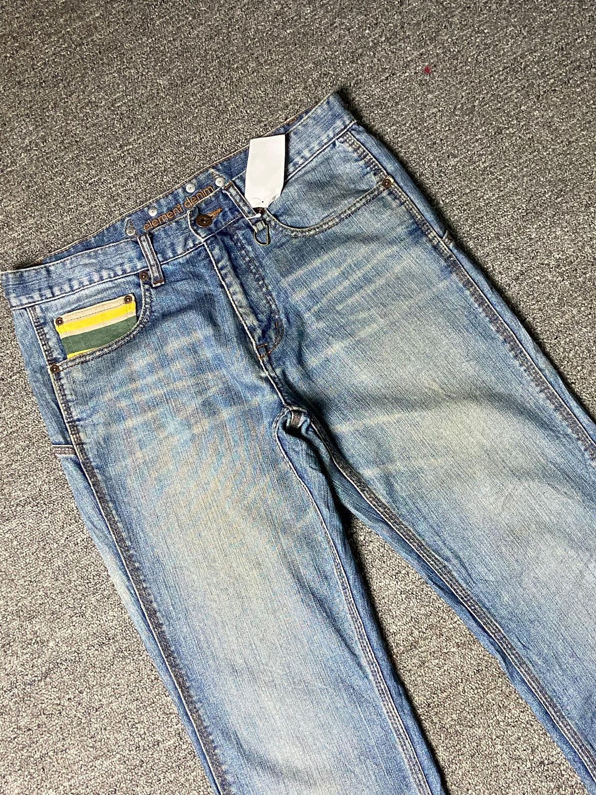 Element × Japanese Brand × Vintage Vintage ELEMENT Authentic Regular Fit Denim Jeans (132) Size US 33 - 10 Thumbnail